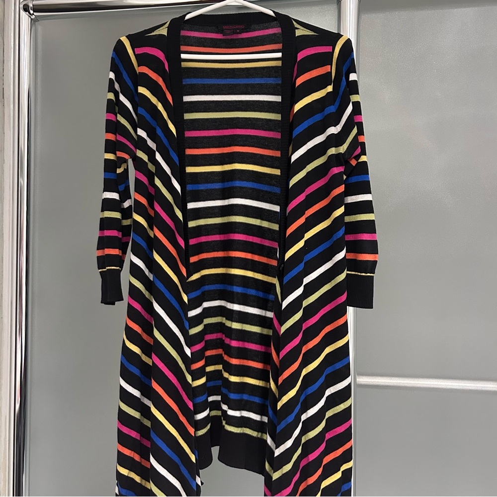 Multicolor Striped Cardigan